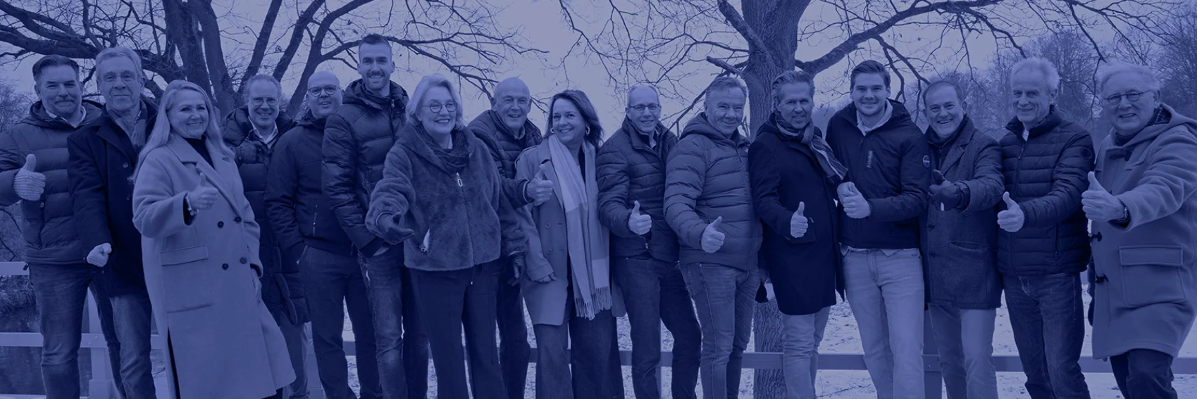 Foto met partijleden VVD VOOR U!