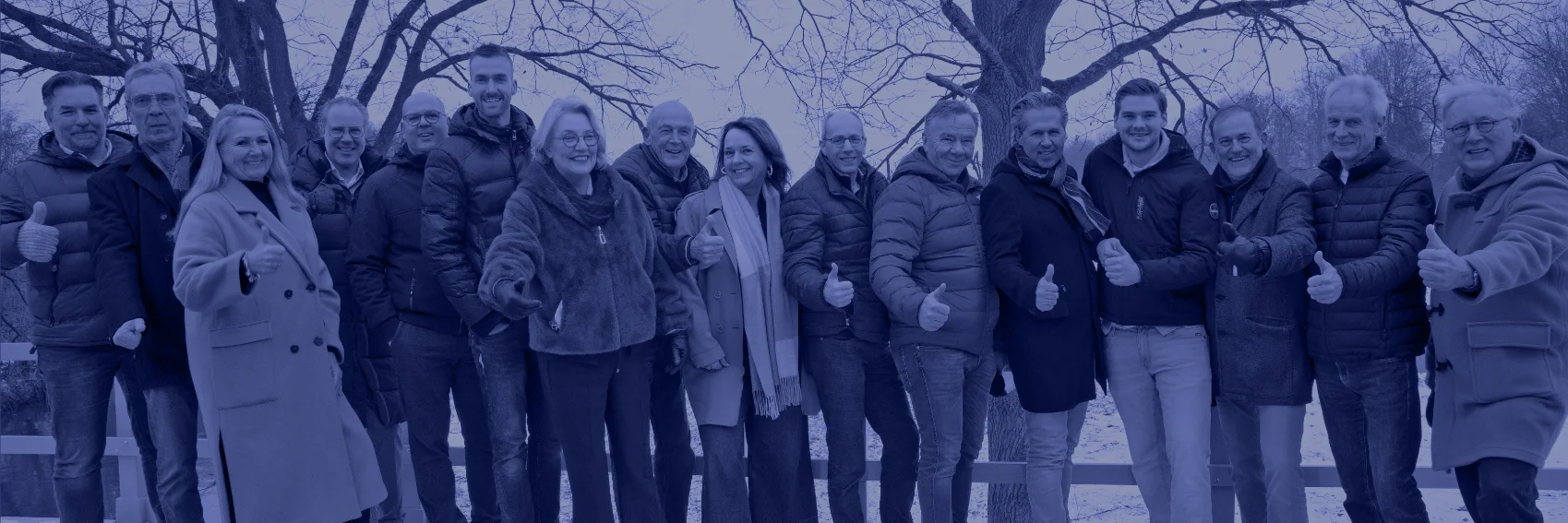 Foto met partijleden